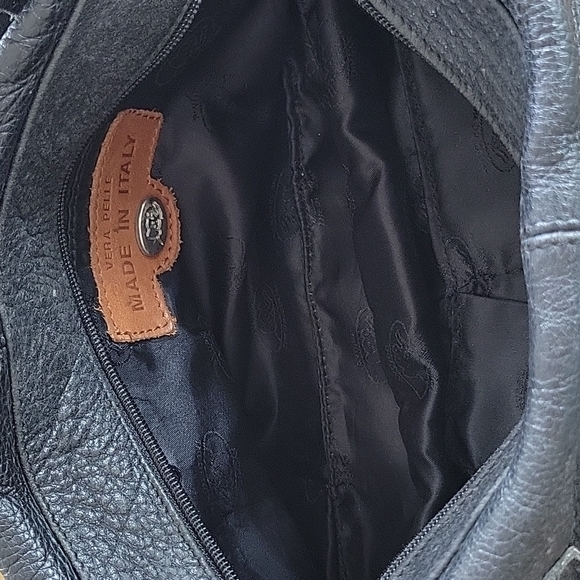 VINTAGE VERA PELLE LEATHER BAG MADE IN ITALY - Picture 6 of 13